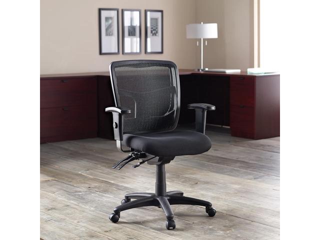Lorell, LLR86201, ErgoMesh Series Managerial Mid-Back Chair