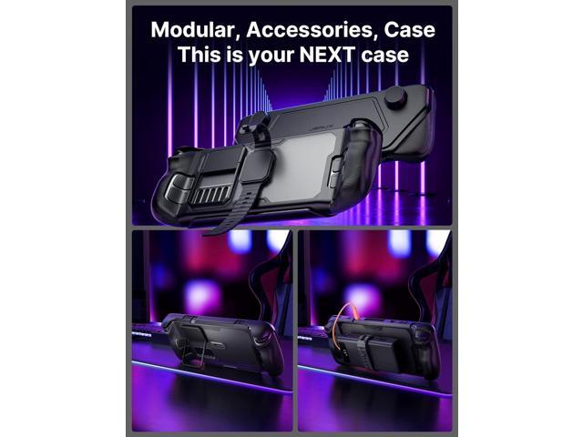 JSAUX ModCase for Steam Deck, PC0104 Modular Steam Deck Case with Cooling Fan Valve Steam Deck Accessories Include Protective Case, Face Cover,...