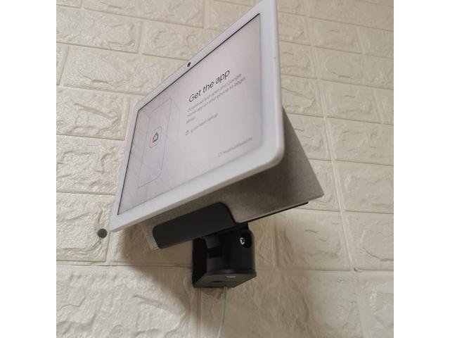 ATOPCAENRT Enhance Your Google Nest Hub Max Viewing Experience with Our Aluminium Wall Mount Stand - 270-degree Rotation and 30-Degree Tilt for...