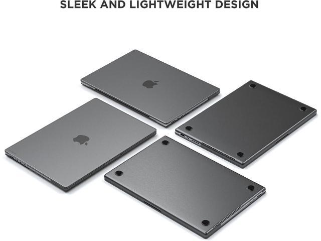 Satechi Eco Hardshell Case Compatible with MacBook Pro 16-inch Case 2021 A2485 - Lightweight and Slim MacBook hub and Adapter-Friendly Design (Dark)