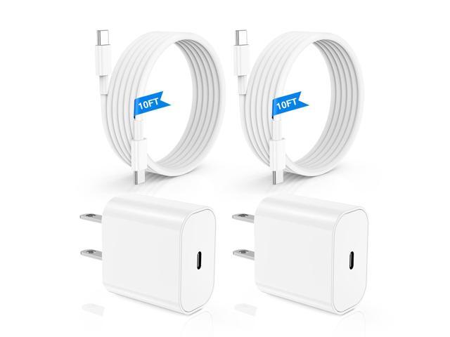iPad Pro Charger Fast Charging,[Apple Certified]2Pack 10ft iPad Charger Cord Cable with USB C Block Plug for iPad Pro 2022/2021/2020/2018...