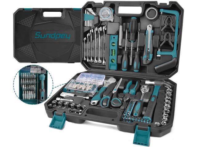 Sundpey Household Tool Kit 257-PCs - Home Auto Repair Tool Set Complete General Hand Tool Set - Tool Kits for Handyman & Precision Screwdriver Set...