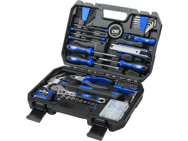 Prostormer 160-Piece Home Repair Tool Set, General Household Hand Tool Kit with Toolbox Storage Case for House, Garage, College Dorm and Office