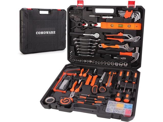 COMOWARE 249 Piece Tool Set- General Household Hand Tool Kit, Socket Wrench Auto Repair Tool Combination Package Mixed Tool Set with Plastic...