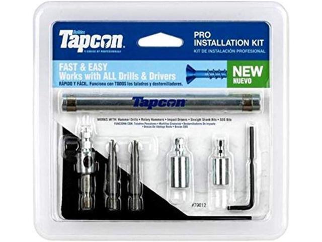 Tapcon 79013 Pro Installation Tool Kit with Star Bit for Concrete Anchors