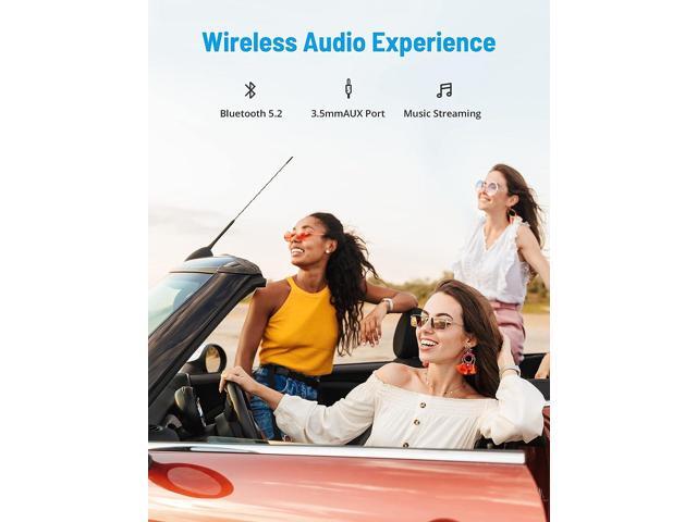 TROND Bluetooth 5.2 Transmitter Receiver, 2-in-1 Bluetooth Adapter for TV to Airpods or Wireless Headphones, Low Latency, 3.5mm Bluetooth Audio...