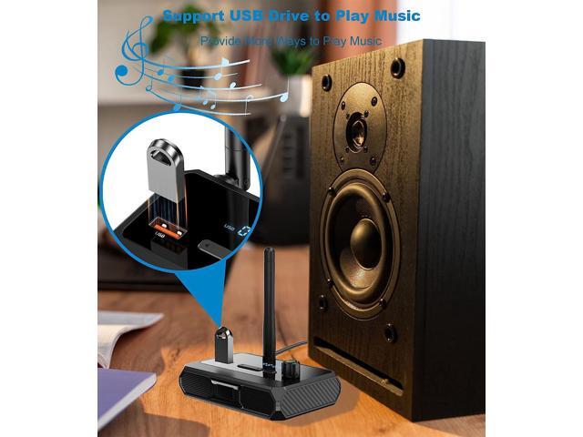 KAIY Bluetooth 5.3 Receiver for Home Stereo, aptX Low Latency & HD Bluetooth Music Audio Adapter for Speakers/Wired Speakers/Home Music Streaming...