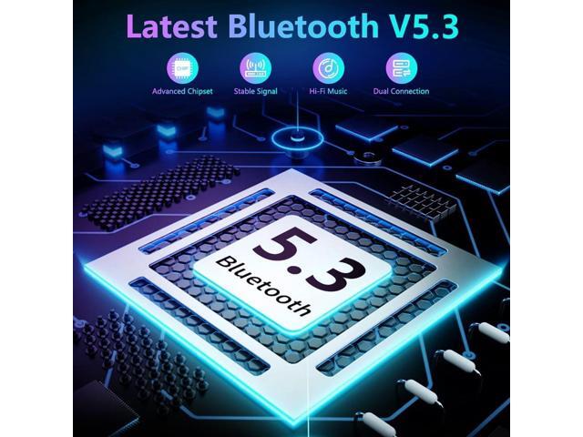 Golvery Bluetooth 5.3 Transmitter and Receiver, 2 in 1 Wireless Bluetooth AUX Adapter for TV/PC/CD/MP3/Xbox/PS4/Home Theater/Speaker w/ 3.5mm AUX...