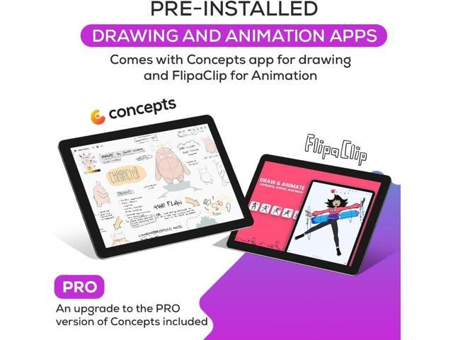 Simbans PicassoTab Drawing Tablet No Computer Needed [4 Bonus Items] Drawing Apps, Stylus Pen, Portable, Standalone, 10 Inch Screen, Best Gift for...