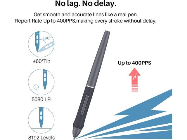 Artisul A1201 Drawing Tablet 12 Inch Graphics Drawing Tablet 8192 Levels Pressure Battery-Free Stylus Digital Drawing Tablet for...