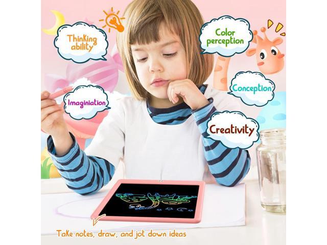 LCD Writing Tablet Doodle Board, Colorful Drawing Pad, Electronic Drawing Tablet, Drawing Pads,Travel Gifts for Kids Ages 3 4 5 6 7 8 Year Old...