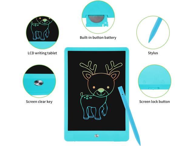 LCD Writing Tablet for Kids, 2 Pack Doodle Board Electronic Drawing Tablet 10 Inch Drawing Pad, Learning Toys Christmas Birthday Gifts for 3 4 5 6...