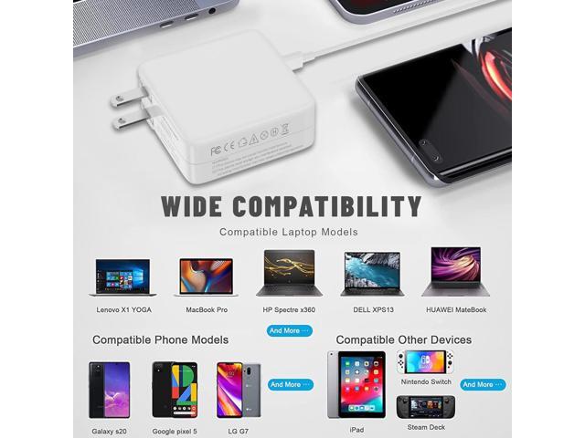 MacBook Pro Charger 140W USB-C Power Adapter for MacBook Pro Air 16 15 14 13 Inch Mac Book Retina M2 M1 2022 2021 2020 2019 2018 2017 2016 C to C...