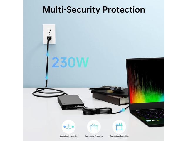 230W Power Supply Fit for Lenovo Legion 5 Charger ADL230SCC3A ADL230SDC3A P73 P71 P15 T15g P17 Thinkpad Mobile Workstation Slim 230W AC Adapter...