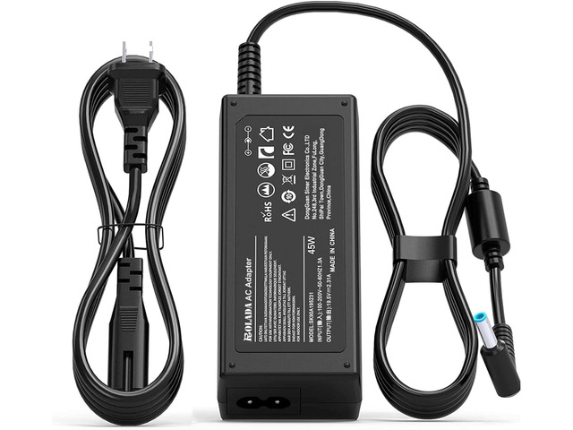 45W Laptop Charger for Hp Model 15 14 15-f023wm R-41013323 213349-009 213349-109 741727-001 HP Pavilion Stream 11 Power Cord Supply Notebook...
