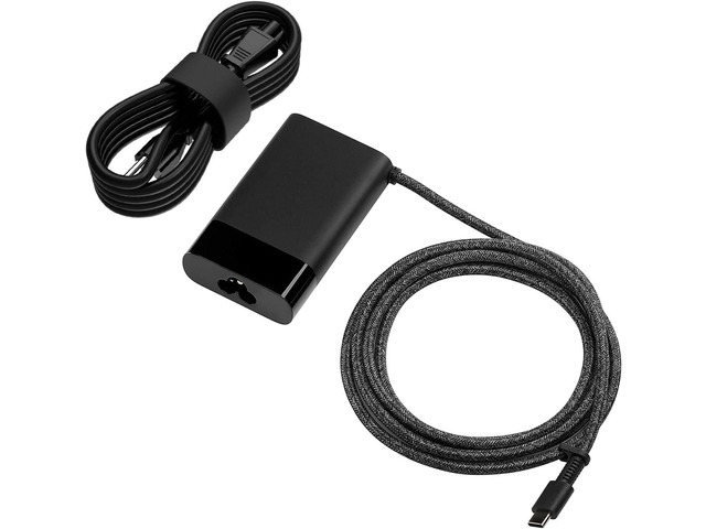 65W Slim Travel HP USB C AC Charger for HP Spectre x360 EliteBook x360 ProBook x360 HP Chromebook x360 Elite x2 Split x2 Fast Charging Type C...