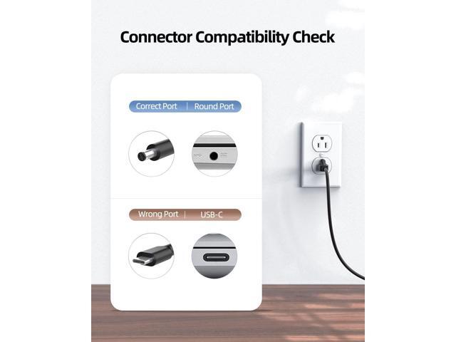 90W 65W AC Charger Fit for Dell Inspiron 7706 3280 7700 7506 2 in 1 Laptop Power Adapter Supply Cord