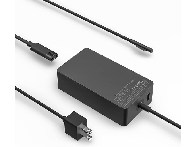 Surface Book Surface Pro Charger 65W 15V 4A AC Power Adapter Supply for Microsof