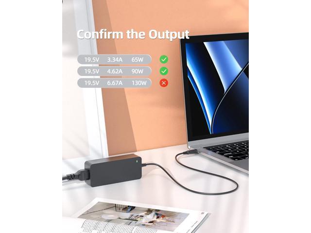 90W AC Charger Fit for Dell Inspiron M431R 5435 M531R 5535 M731R 5735 Laptop Power Supply Adapter Cord