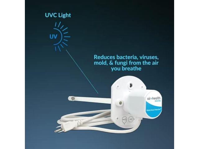 Air Health Haven HVAC Air Purifier Powerful 16 UV-C Light Reduces Germs and Cleans AC Coil Easy DIY Installation