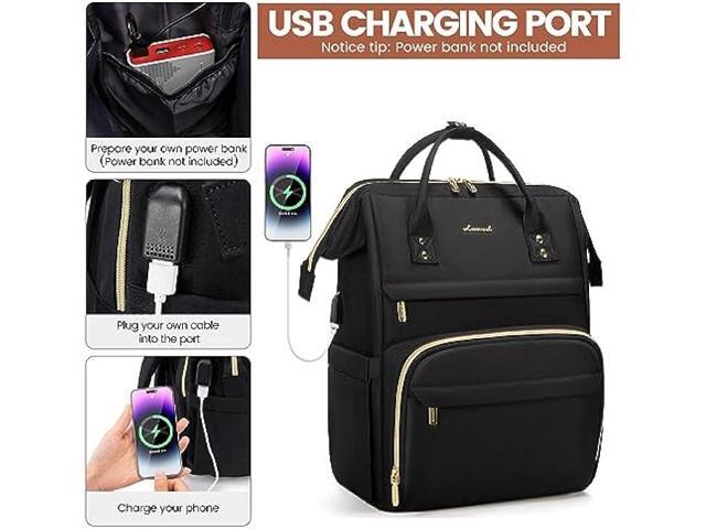 LOVEVOOK Laptop Backpack for Women,15.6 Inch Professional Womens Travel Backpack Purse Computer Laptop Bag Nurse Teacher Backpack,Waterproof...
