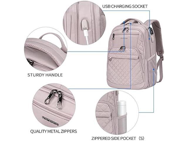 KROSER Travel Laptop Backpack 17 Inch Large Computer Backpack Water-Repellent Daypack with USB Charging Port & Headphone Interface RFID Pockets for...