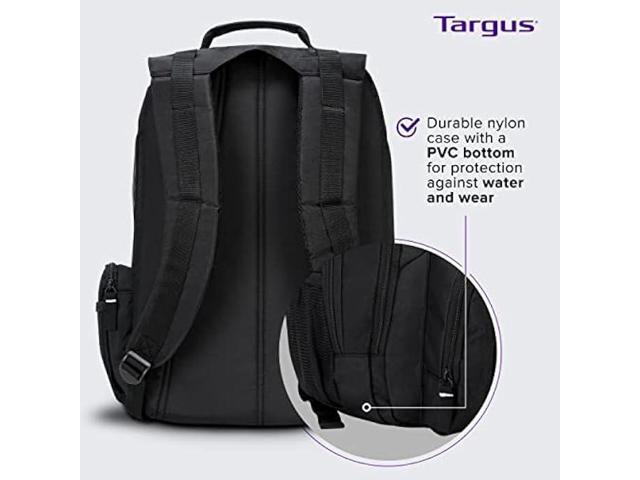 Targus 16 Inch Groove Laptop Backpack, Black - Fits Most Laptops up to 16, Water Resistant Travel Backpack for Business Commuters, College, and...