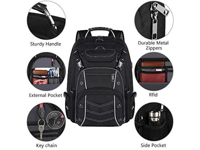 VECKUSON 18.4 Laptop Backpack for Men, 55L Extra Large Gaming Laptops Backpack with USB Charger Port,TSA Friendly Flight Approved and RFID...