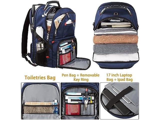 LTINVECK Extra Large 50L Travel Laptop Backpack, Computer bag Backbag with USB Charging Port, TSA Friendly Durable Big RFID Heavy Duty Business...