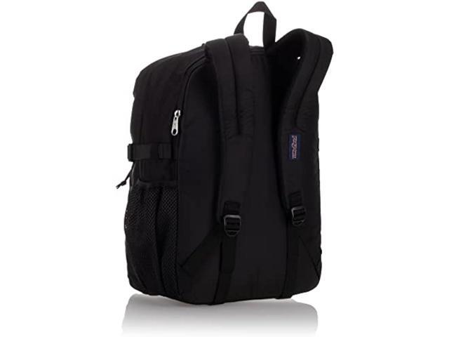 JanSport Main Campus Backpack - Travel, or Work Bookbag w 15-Inch Laptop Sleeve and Dual Water Bottle Pockets, Black