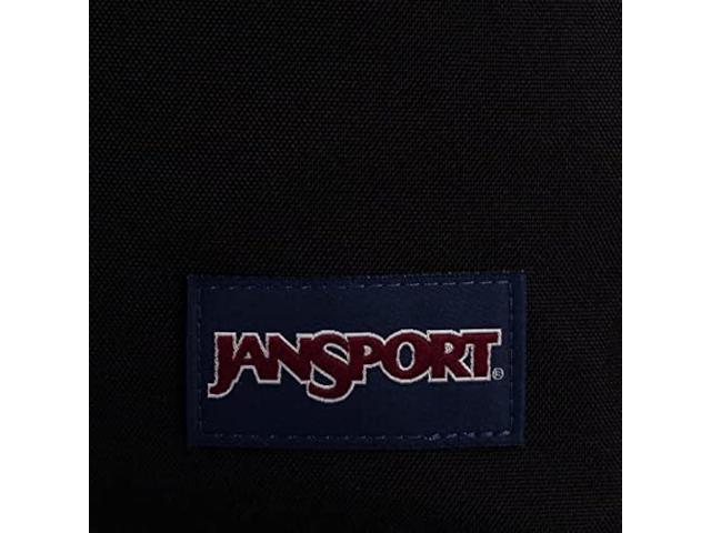 JanSport Main Campus Backpack - Travel, or Work Bookbag w 15-Inch Laptop Sleeve and Dual Water Bottle Pockets, Black