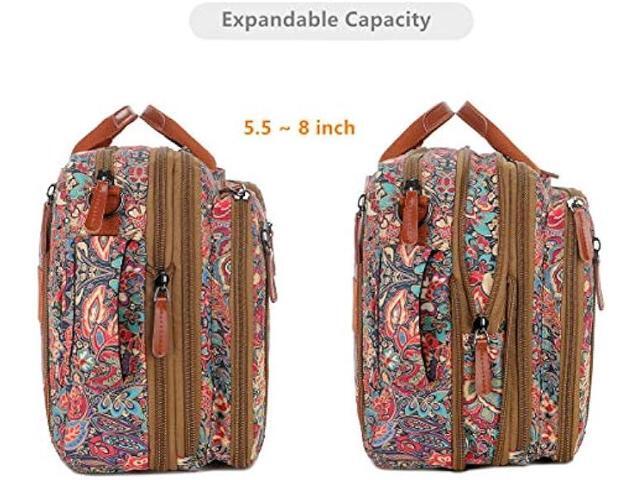 Baosha Convertible Backpack Briefcase 15.6 Inch Laptop Bag Case Outdoor Travel Backpack Hiking Rucksack for Women BC-04 (HS)