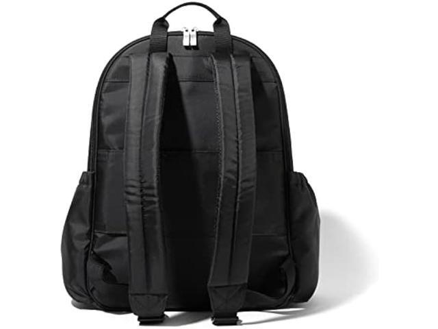 Baggallini Womens Essential Laptop Backpack, Black