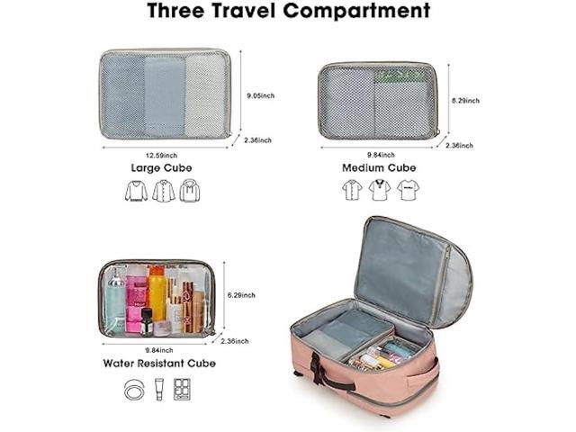 G4Free Travel Backpack For Women Men 40l Carry On Waterproof Large 17inch Laptop Backpack For Traveling On Airplane, College Bag Casual Daypack...