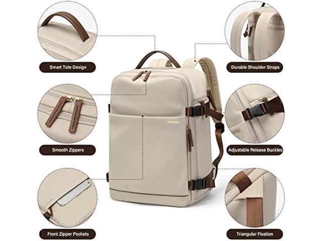 GOLF SUPAGS Laptop Backpack with Separate Laptop Compartment Fits 15.6 Inch Notebook Large Capacity Computer Bag for Women Work Travel College...