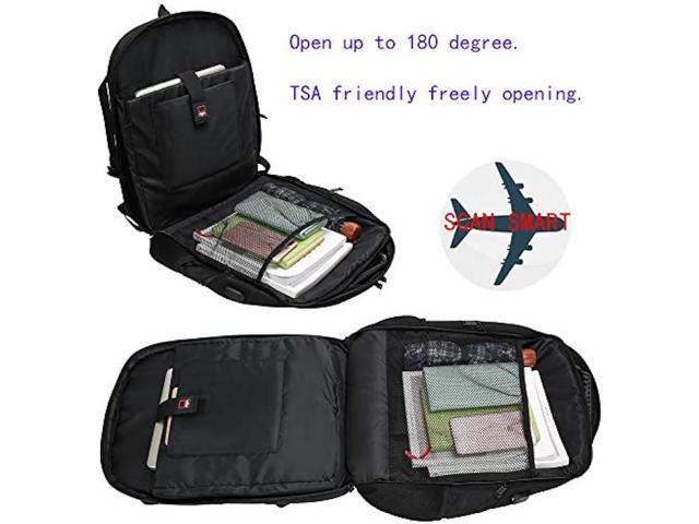 FreeBiz 50L Large Travel Backpack 19 Inches Laptop Bag with USB Charging Port TSA
