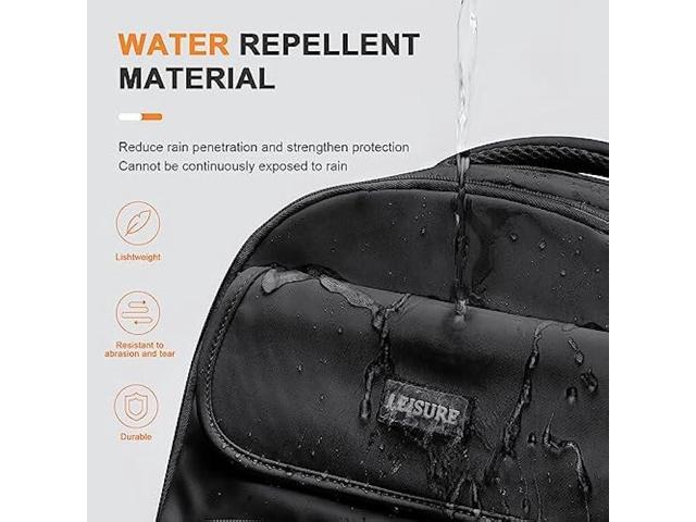 WEPOET Simple Aesthetic Black Backpacks For School,Lightweight Casual College Backpack Women,Travel Laptop Daypack Men,Waterproof Middle School...
