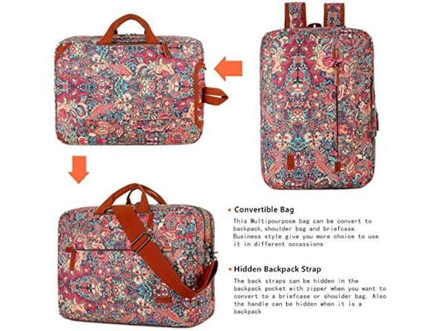 Baosha Large Convertible Backpack 17 Inch Laptop Bag Case Briefcase Travel Outdoor backpack for Women (HS)