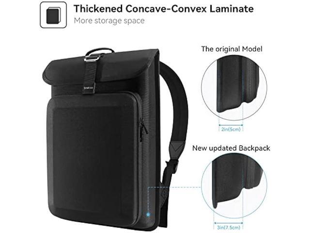 Smatree New Upgrade Hard Travel Laptop Backpack for 15.6-16inch Dell Laptop, Business Laptop Backpack for Men, Water Resistant Backpack for Laptop...