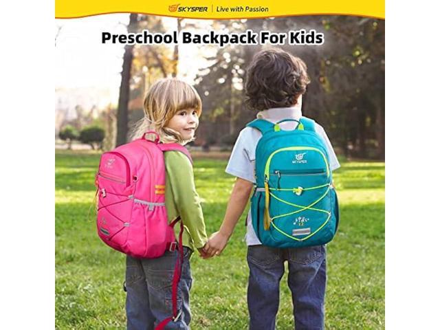 SKYSPER Kids Hiking Backpack 12L Children School Bag Child Boy Girl Pack Ages 4-8 for Traveling Day Trips Classes Camping(Teal)