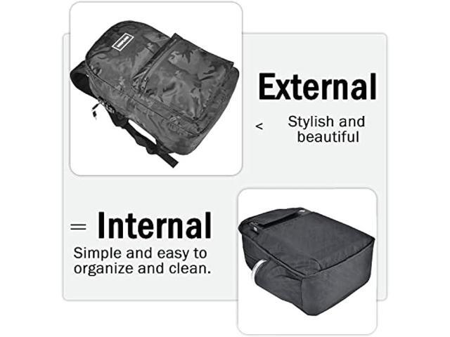 MZIPLINE Laptop Backpack Bag With TSA Lock & Key -Smell Proof-Anti-Theft Business 15.6 Inch Travel Daypack College bag for Men & Women