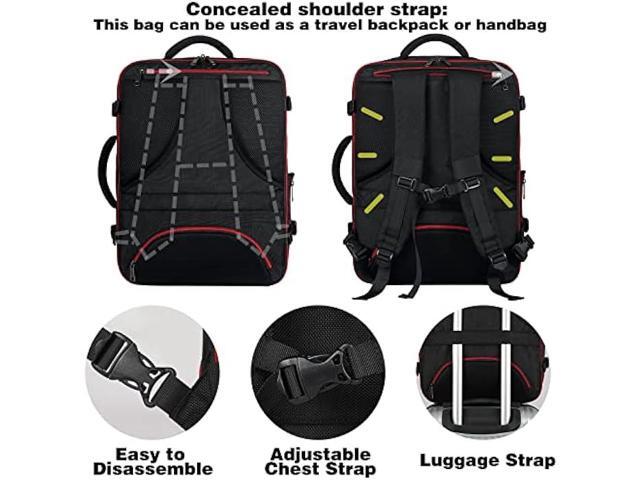 Mogplof Travel Backpack for Men, 40L Carry on Backpack Flight Approved, Extra Large Expandable Backpack Suitcase, Water Resistant Luggage Backpack...