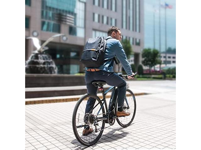 Everki 106 Light Compact 15.6-Inch Laptop Backpack with Hidden Pocket, Commute, College, Men or Women (EKP106) Charcoal