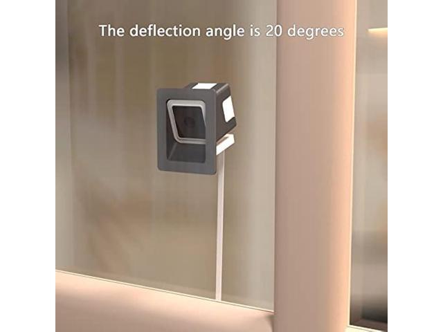 Teccle Angled Window Mount for Wyze Cam V3, 20 Degrees Tilt (Up/Down/Left/Right), Through Window Use Cam v3, Helps You Watch Front Yard and...