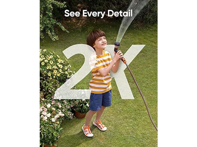 eufy Security SoloCam S220, Solar Security Camera, Wireless Outdoor Camera, Continuous Power, 2K Resolution, Wireless, 2.4 GHz Wi-Fi, No Monthly...