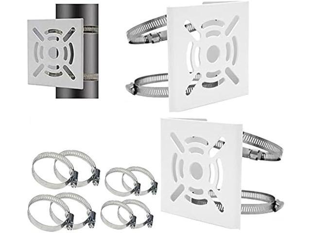 Ahn'Qiraj 2Pcs Universal Vertical Pole Mount Bracket Mount Camera Adapter for CCTV Security Camera Ptz Dome Vertical Pole Wall Mounting Bracket...