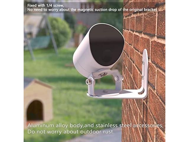 Teccle Metal Wall Mount for SimpliSafe Outdoor Camera, Anti-Drop, 360 Degree Adjustment Swivel Mount Bracket (Camera Not Included) (1 Pack)