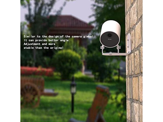 Teccle Metal Wall Mount for SimpliSafe Outdoor Camera, Anti-Drop, 360 Degree Adjustment Swivel Mount Bracket (Camera Not Included) (1 Pack)