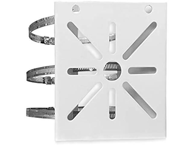 WiTi Universal Vertical Pole Mount for Security Camera, Solid Metal Bracket with Loops, Suitable for CCTV Cameras(Medium Size)