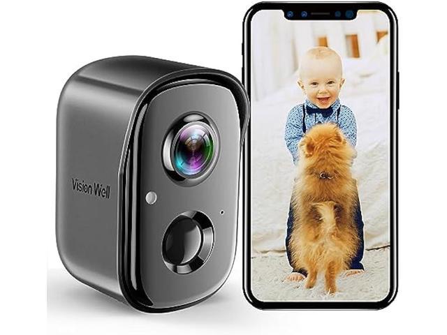Photos - Surveillance Camera Wireless Indoor Camera for Security, 1080P Battery Powered Security Camera